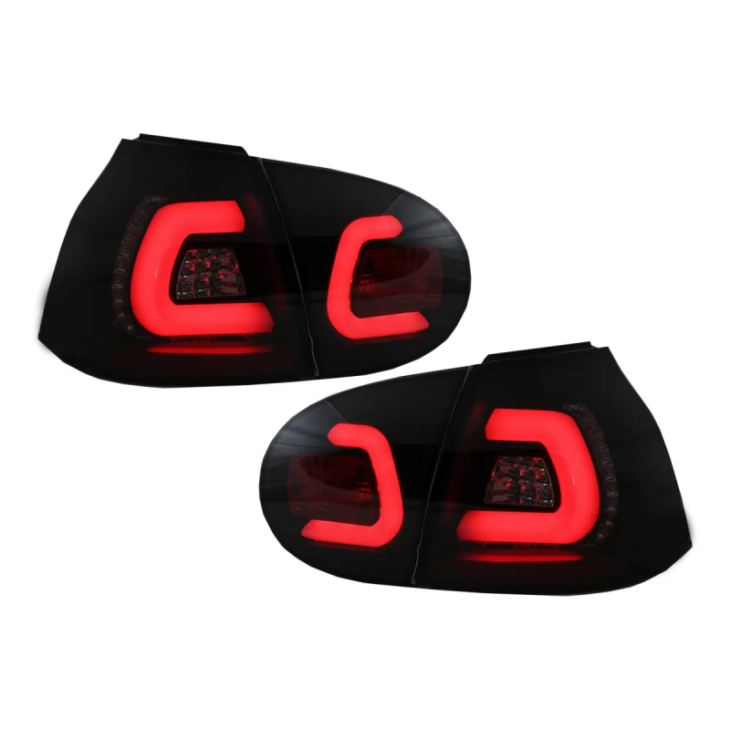Fanali posteriori LED Bar compatibile con VW Golf V 5 (2004-2009) fumé nero Urban Style (Cod. K-TLV