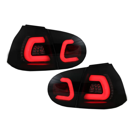 Fanali posteriori LED Bar compatibile con VW Golf V 5 (2004-2009) fumé nero Urban Style (Cod. K-TLV