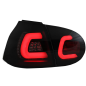 Fanali posteriori LED Bar compatibile con VW Golf V 5 (2004-2009) fumé nero Urban Style (Cod. K-TLV