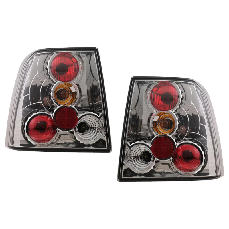 Fanali posteriori compatibile con VW Passat B5 Berlina (11.1996-08.2000) cromato (Cod. K-TLVWPAB5C)