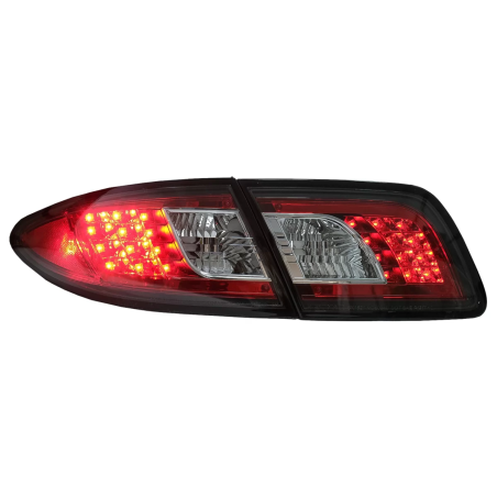 Fanali posteriori LED compatibile con Mazda 6 Berlina GG1 (08.2002-08.2007) nero (Cod. K-TLMA6BLED)