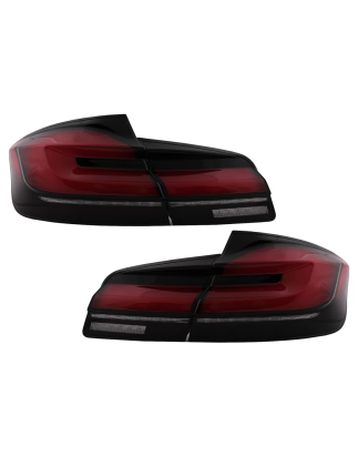 Fanali posteriori LED compatibile con BMW 5 Serie F10 (2011-2017) con Dynamic Sequential Turning Lig