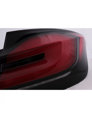 Fanali posteriori LED compatibile con BMW 5 Serie F10 (2011-2017) con Dynamic Sequential Turning Lig