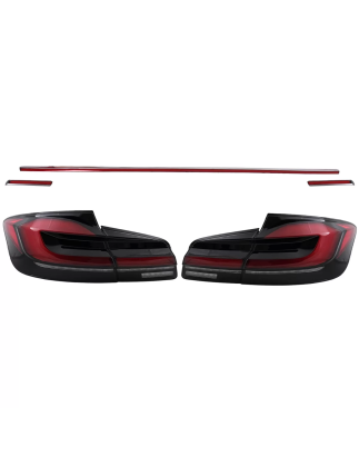 Fanali posteriori LED compatibile con BMW 5 Serie F10 (2011-2017) con Dynamic Sequential Turning Lig