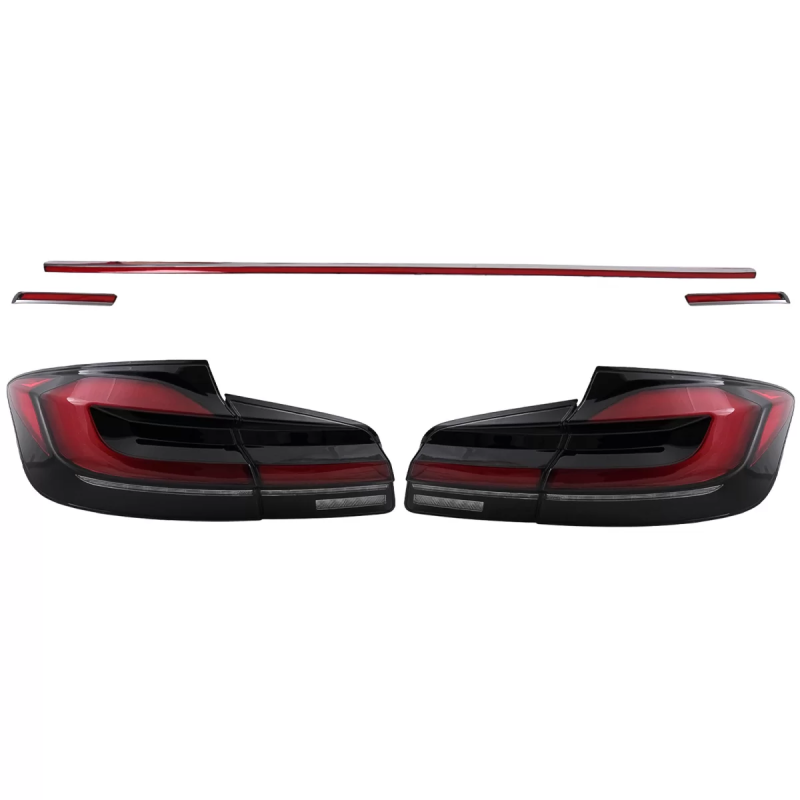 Fanali posteriori LED compatibile con BMW 5 Serie F10 (2011-2017) con Dynamic Sequential Turning Lig