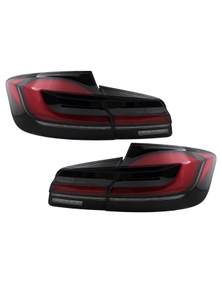 Fanali posteriori LED compatibile con BMW 5 Serie F10 (2011-2017) con Dynamic Sequential Turning Lig
