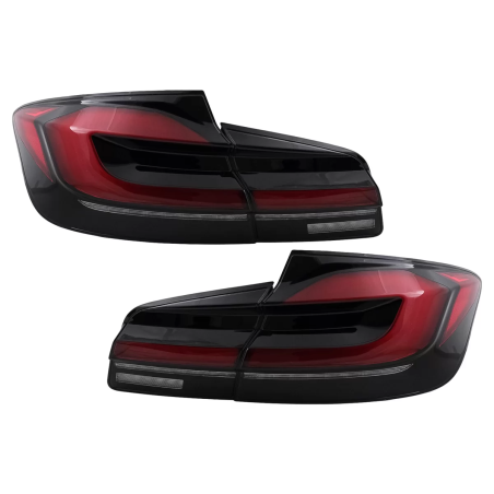 Fanali posteriori LED compatibile con BMW 5 Serie F10 (2011-2017) con Dynamic Sequential Turning Lig