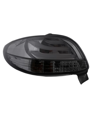 Fanali posteriori LED compatibile con Peugeot 206 HatchBack 3 / 5 Doors (1998-2004) nero fumé (Cod.