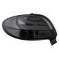 Fanali posteriori LED compatibile con Peugeot 206 HatchBack 3 / 5 Doors (1998-2004) nero fumé (Cod.