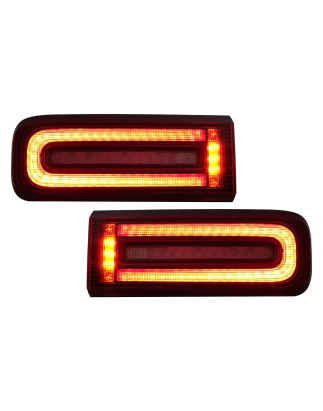 Fanali posteriori LED Light Bar compatibile con Mercedes G-Classe W463 Facelift (2018-2022) Dynamic 