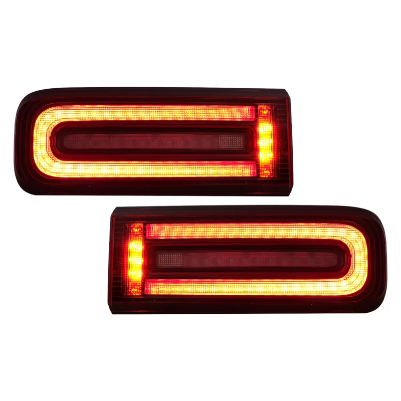 Fanali posteriori LED Light Bar compatibile con Mercedes G-Classe W463 Facelift (2018-2022) Dynamic 