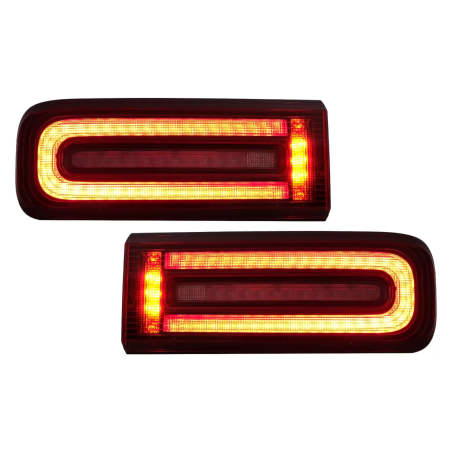 Fanali posteriori LED Light Bar compatibile con Mercedes G-Classe W463 Facelift (2018-2022) Dynamic 