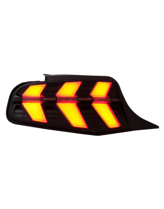 Fanali posteriori LED compatibile con Ford Mustang V Pre-Facelift (2010-2012) fumé 7 Modes con Dyna