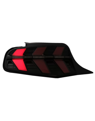 Fanali posteriori LED compatibile con Ford Mustang V Pre-Facelift (2010-2012) fumé 7 Modes con Dyna