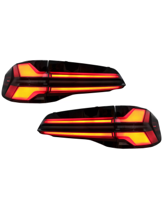 Fanali posteriori LED compatibile con BMW X5 G05 (2019-2022) in poigrade to 2024 LCI design (Cod. K-