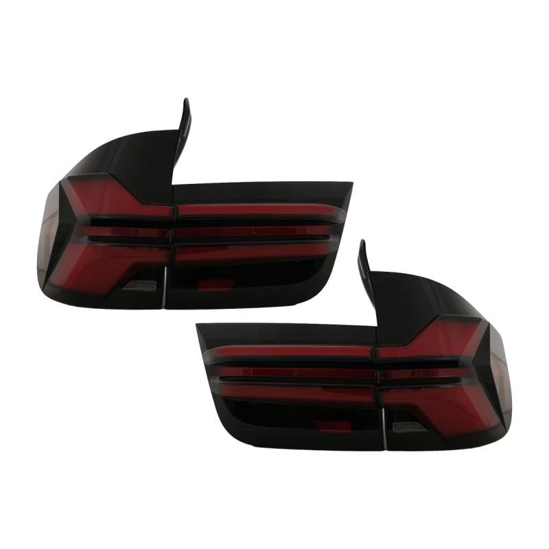 Fanali posteriori LED compatibile con BMW X5 E70 (2007-2013) Light Bar in poigrade to G05 LCI design