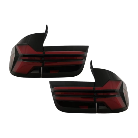 Fanali posteriori LED compatibile con BMW X5 E70 (2007-2013) Light Bar in poigrade to G05 LCI design