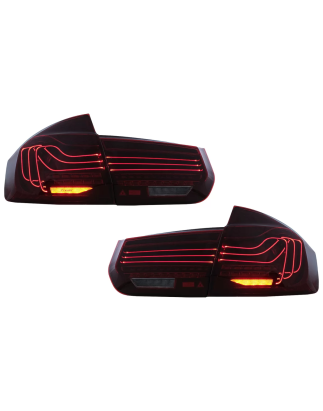 Fanali posteriori LED compatibile con BMW 3 Serie F30 Pre LCI & LCI F80 M3 (2011-2019) CSL Laser loo