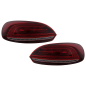 Fanali posteriori LED compatibile con VW Scirocco Hatchback 137 Mk3 (2008-2014) rosso Dynamic Turnin