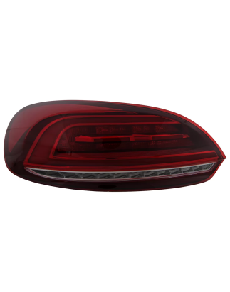 Fanali posteriori LED compatibile con VW Scirocco Hatchback 137 Mk3 (2008-2014) rosso Dynamic Turnin