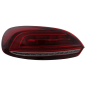 Fanali posteriori LED compatibile con VW Scirocco Hatchback 137 Mk3 (2008-2014) rosso Dynamic Turnin