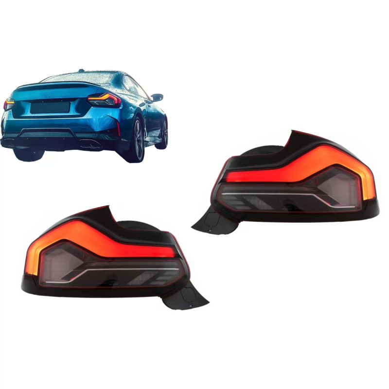 Fanali posteriori LED compatibile con BMW 2 Serie F22 F23 M2 F87 (2014-2020) Dynamic Turning Lights 