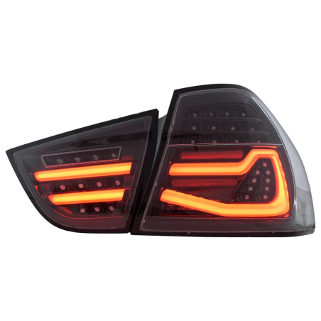Fanali posteriori LED compatibile con BMW 3 Serie E90 LCI (2009-2011) fumé Dynamic Turning Lights (