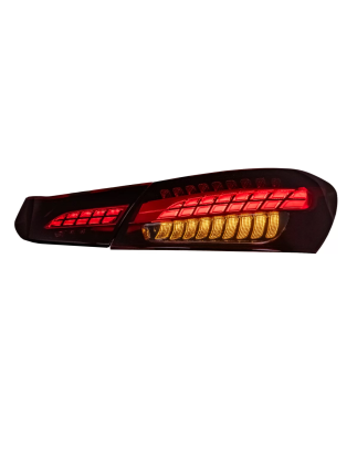 Fanali posteriori LED compatibile con Mercedes Classe E W213 (2021-2023) rosso (Cod. K-TLMBW213FL)