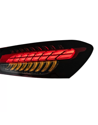 Fanali posteriori LED compatibile con Mercedes Classe E W213 (2021-2023) rosso (Cod. K-TLMBW213FL)