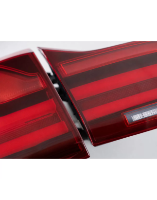 Fanali posteriori LED compatibile con BMW 4 Serie F32 F33 F36 M4 F82 F83 (2013-03.2019) rosso nero (