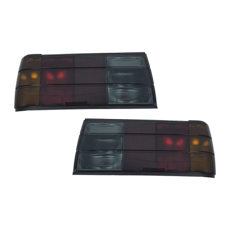 Fanali posteriori compatibile con BMW 3 Serie E30 LCI Berlina Cabrio Touring (1988-1991) fumé (Cod.