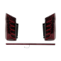 Fanali posteriori LED compatibile con Mercedes Classe V W447 (2014-2024) Single Rear Door Dynamic Tu