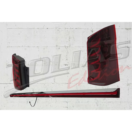 Fanali posteriori LED compatibile con Mercedes Classe V W447 (2014-2024) Single Rear Door Dynamic Tu