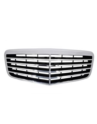Griglia anteriore compatibile con Mercedes Classe E W211 (2006-2009) design Facelift (Cod. K-FGMBW21