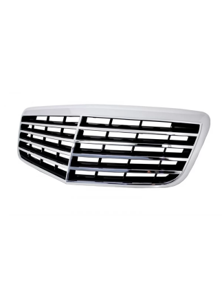 Griglia anteriore compatibile con Mercedes Classe E W211 (2006-2009) design Facelift (Cod. K-FGMBW21