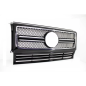 Griglia anteriore compatibile con Mercedes G-Classe W463 (1990-2018) G65 design nero lucido cromato 