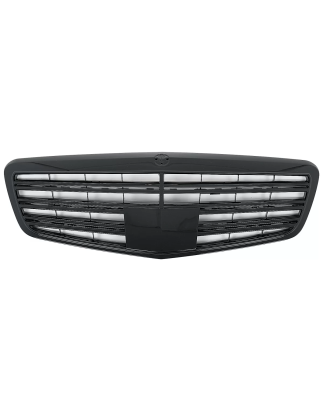 Griglia anteriore compatibile con Mercedes S-Classe W221 Facelift (2010-2013) S63 S65 design nero lu