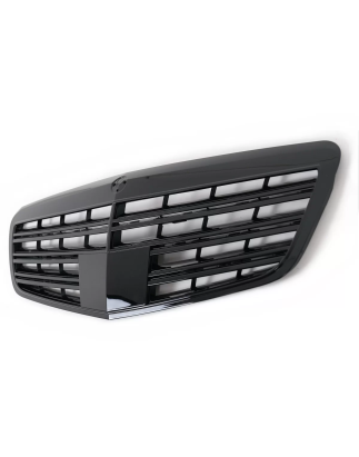 Griglia anteriore compatibile con Mercedes S-Classe W221 Facelift (2010-2013) S63 S65 design nero lu