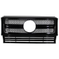 Griglia anteriore compatibile con Mercedes G-Classe W463 (1990-2017) New G65 G63 design Full nero lu