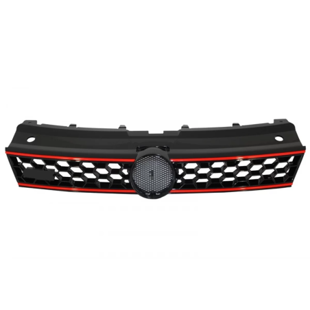 Griglia anteriore Central Sport Grille compatibile con VW Polo 6R (2009-2014) GTI design (Cod. K-FGV