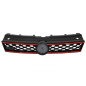 Griglia anteriore Central Sport Grille compatibile con VW Polo 6R (2009-2014) GTI design (Cod. K-FGV