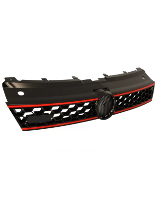 Griglia anteriore Central Sport Grille compatibile con VW Polo 6R (2009-2014) GTI design (Cod. K-FGV