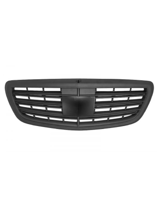 Griglia anteriore compatibile con Mercedes S-Classe W222 (2014-08.2020) S63 S65 design nero opaco (C