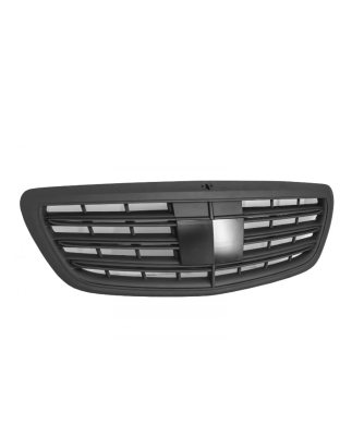 Griglia anteriore compatibile con Mercedes S-Classe W222 (2014-08.2020) S63 S65 design nero opaco (C