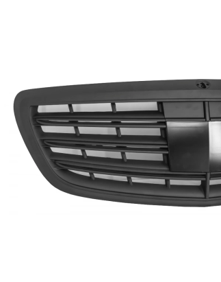 Griglia anteriore compatibile con Mercedes S-Classe W222 (2014-08.2020) S63 S65 design nero opaco (C