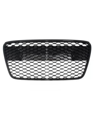 Griglia anteriore compatibile con Audi R8 (2007-2012) Honeycomb nero lucido (Cod. K-FGAUR8WOBB)
