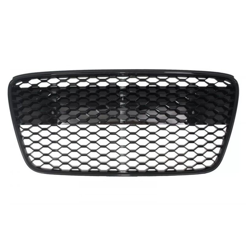 Griglia anteriore compatibile con Audi R8 (2007-2012) Honeycomb nero lucido (Cod. K-FGAUR8WOBB)