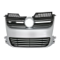 Griglia anteriore compatibile con VW Golf 5 V (2003-2007) R32 design Brushed Aluminium (Cod. K-FGVWG