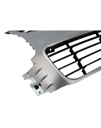 Griglia anteriore compatibile con VW Golf 5 V (2003-2007) R32 design Brushed Aluminium (Cod. K-FGVWG