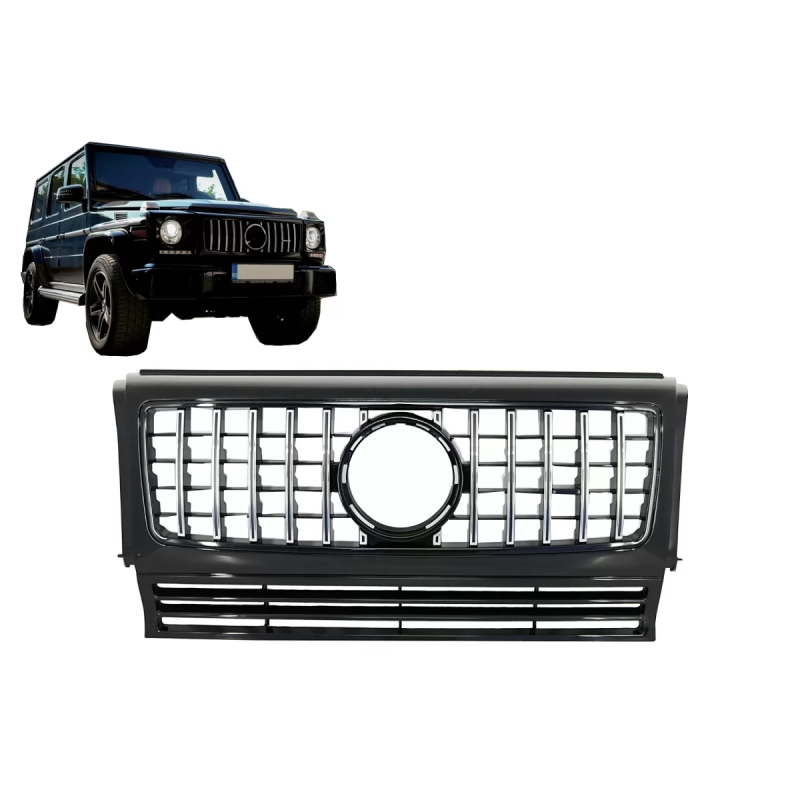 Griglia anteriore compatibile con Mercedes G-Classe W463 (1990-2018) New G63 GT-R Panamericana desig